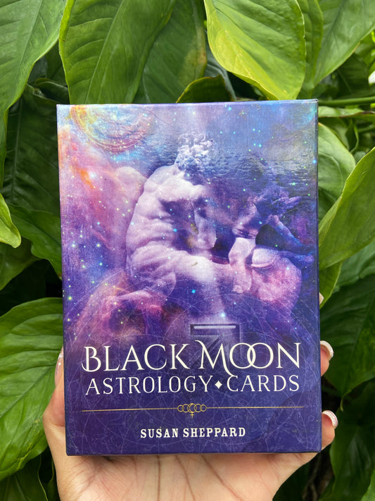 Black Moon Astrology Cards (lightly used)