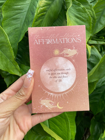 The Mindful Collective Affirmations Guiding Cards For Women (lightly used)